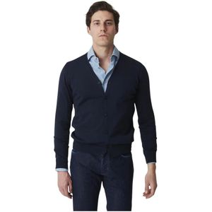 Alpha Studio, Heren, Truien, Blauw, Maat: M