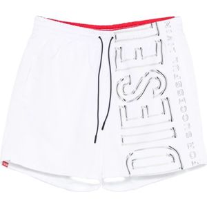 Diesel, Heren, Badkleding, Wit, Maat: L Poliester,