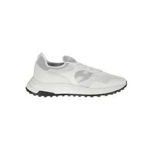 Hogan Witte Sneakers - Regular Fit - Geschikt voor Alle Temperaturen - Andere Vezels 100% , White , Heren , Maat: 44 EU