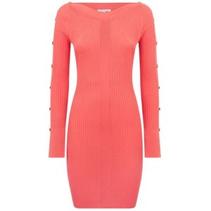 Patrizia Pepe, Dames, Jurken, Roze, Maat: XS Viscose,