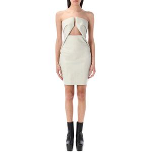 Rick Owens, Dames, Jurken, Grijs, Maat: S