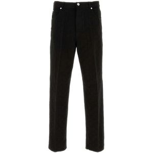 Ferragamo, Heren, Jeans, Zwart, Maat: S Katoen,