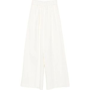 Forte Forte, Dames, Broeken, Wit, Maat: S