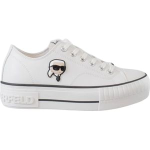 Karl Lagerfeld, Dames, Schoenen, Wit, Maat: 40 EU Katoen,