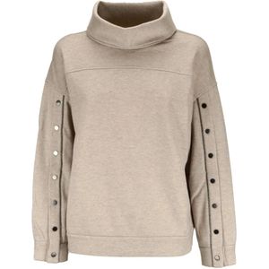 Brunello Cucinelli, Dames, Truien, Beige, Maat: XL Kasjmier,