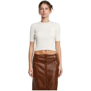 Pennyblack, Dames, Tops, Wit, Maat: L Viscose,