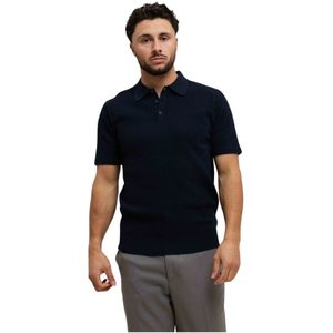 Pure Path, Heren, Tops, Blauw, Maat: M Katoen,