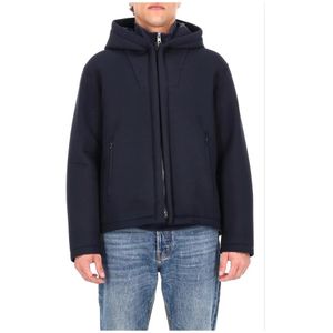 Herno, Heren, Jassen, Blauw, Maat: M Nylon,