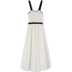 Motivi, Dames, Jurken, Wit, Maat: L Katoen,