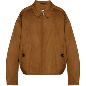 Acne Studios, Heren, Jassen, Bruin, Maat: L Wol,