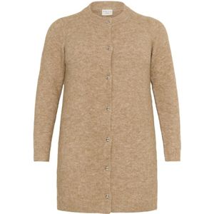 Kaffe Curve, Dames, Truien, Beige, Maat: S Wol,