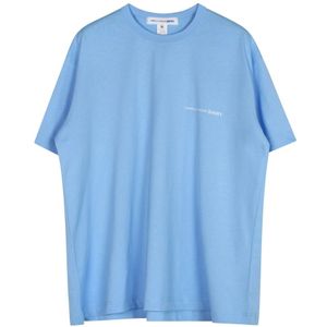 Comme des Garçons, Heren, Tops, Blauw, Maat: M Katoen,