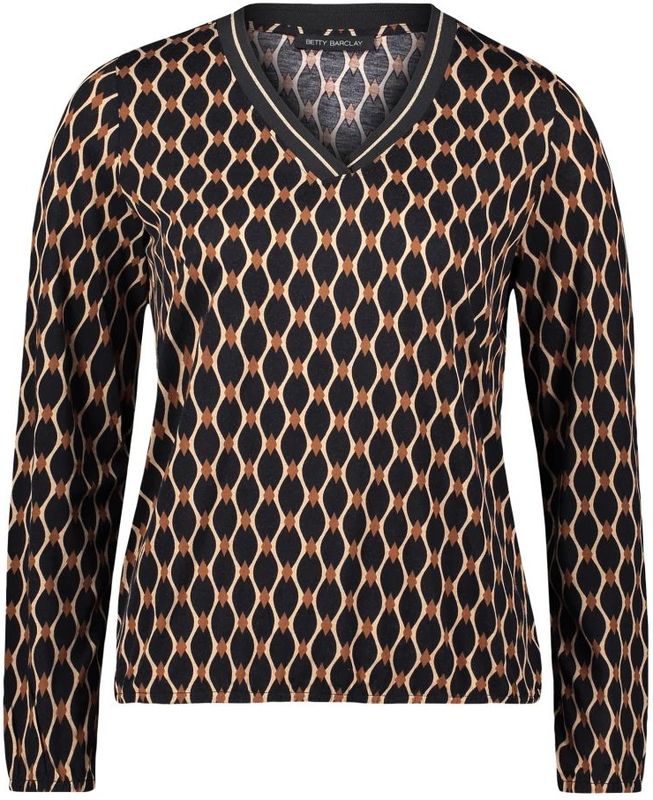 Betty Barclay - Longsleeve Top - Veelkleurig - Dames
