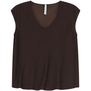 Imperial, Dames, Tops, Bruin, Maat: XS Poliester,