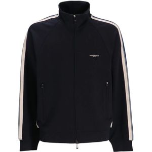 Emporio Armani, Heren, Sweatshirts & Hoodies, Blauw, Maat: XS Katoen,