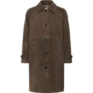 My Essential Wardrobe - Leren Jas - Bruin - Suède