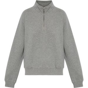 By Malene Birger, Dames, Sweatshirts & Hoodies, Grijs, Maat: M Katoen,