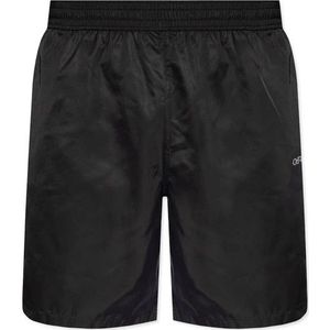 Off White - Zwemshorts - Zwart - Badkleding