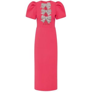 Rebecca Vallance, Dames, Jurken, Rood, Maat: 2XS Poliester,