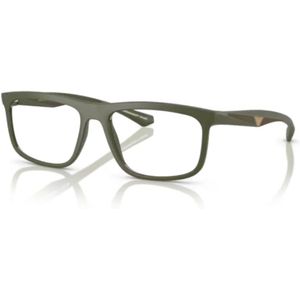 Emporio Armani, unisex, Accessoires, Groen, Maat: 55 MM