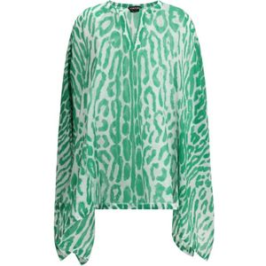 Tom Ford - Kaftan Jurk - Veelkleurig - Dierenprint - Katoen