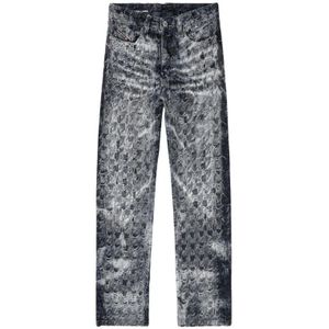 Diesel, Heren, Jeans, Blauw, Maat: W28 Denim,