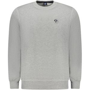 North Sails, Heren, Sweatshirts & Hoodies, Grijs, Maat: S Katoen,