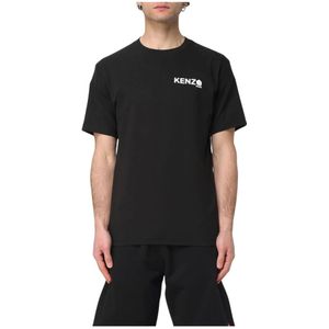 Kenzo - T-shirt - Zwart - Katoen - Ronde Halslijn - Korte Mouwen