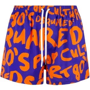 Dsquared2, Heren, Badkleding, Veelkleurig, Maat: S Polyamide,