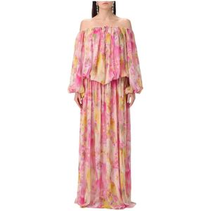 Blumarine, Dames, Jurken, Veelkleurig, Maat: S