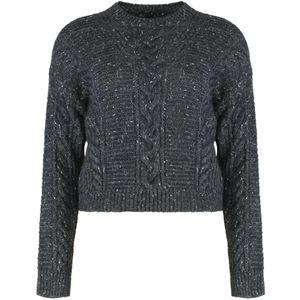 Max Mara Studio, Dames, Truien, Grijs, Maat: XS