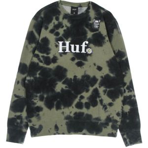 Huf, Heren, Sweatshirts & Hoodies, Groen, Maat: S Katoen,
