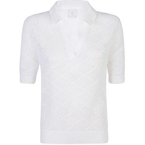 Eleventy, Dames, Truien, Wit, Maat: S Katoen,