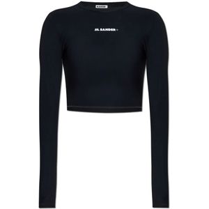 Jil Sander, Dames, Tops, Zwart, Maat: M