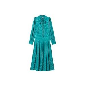 Twinset Lange jurk , Green , Dames , Maat: S