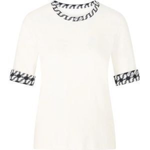 Marc Cain, Dames, Tops, Wit, Maat: M Jersey,