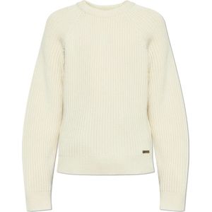 Dsquared2, Heren, Truien, Beige, Maat: M Wol,