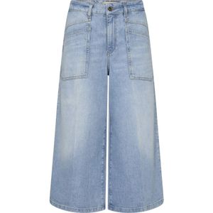 MOS Mosh, Dames, Jeans, Blauw, Maat: W24 Katoen,