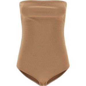 Courrèges, Dames, Tops, Beige, Maat: S Jersey,