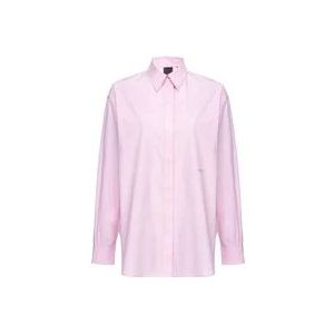 Pinko Klassieke Poplin Overhemd , Pink , Dames , Maat: S