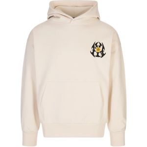 Barrow, Heren, Sweatshirts & Hoodies, Wit, Maat: XS Katoen,