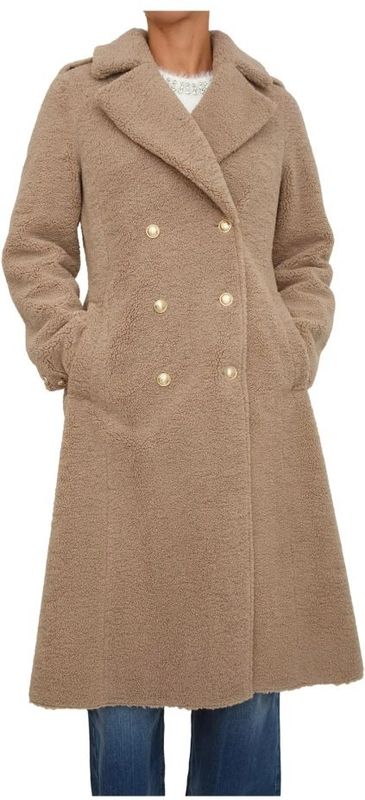 Guess, Dames, Mantels, Beige, Maat: XS Poliester,