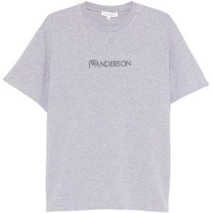 JW Anderson, Dames, Tops, Grijs, Maat: XS Katoen,