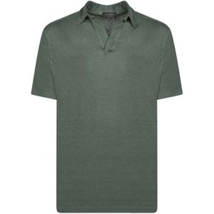 Dell'oglio, Heren, Tops, Groen, Maat: 2XL