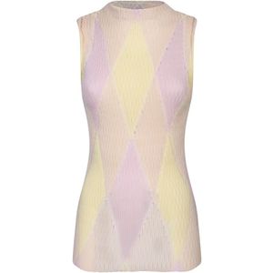 Burberry, Dames, Truien, Veelkleurig, Maat: M Zijde,