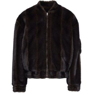MM6 Maison Margiela, Heren, Jassen, Bruin, Maat: M