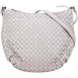 Bottega Veneta Vintage, Dames, Pre-owned, Paars, Maat: ONE Size Leer,