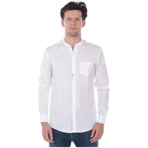 Daniele Alessandrini, Heren, Overhemden, Wit, Maat: L Katoen,