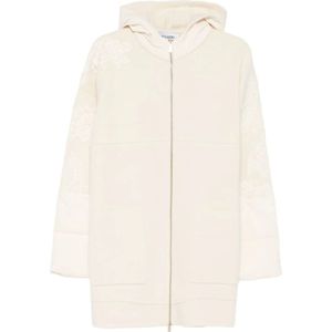 Blugirl, Dames, Mantels, Beige, Maat: XS Wol,