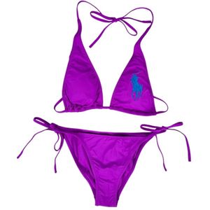 Ralph Lauren, Dames, Badkleding, Paars, Maat: M